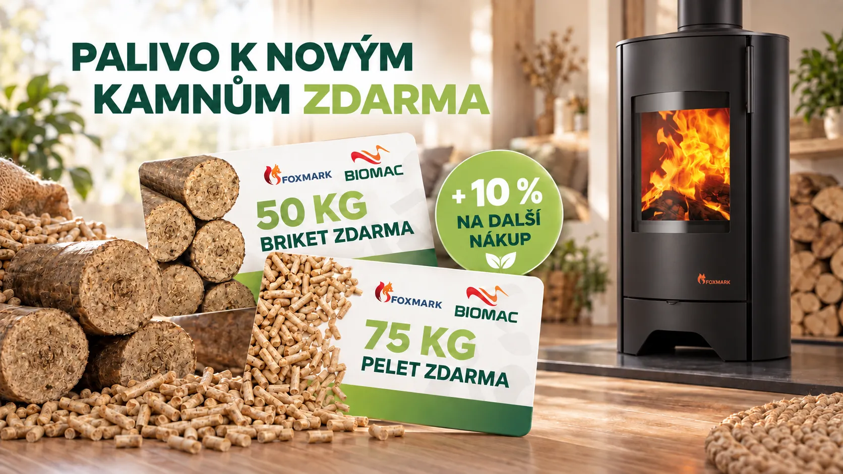 With the new Foxmark stove you also get fuel for the first ignition